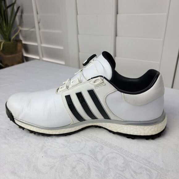 Adidas TOUR360 XT-SL BOA F34188 Spikeless White Black Mens Golf Shoes Size 11 main image 13
